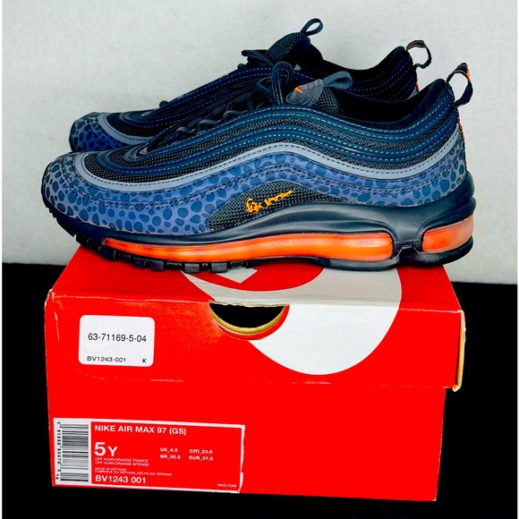 Nike Air Max 97 3M Reflective Safari Size 5Y 6.5 - Picture 1 of 5